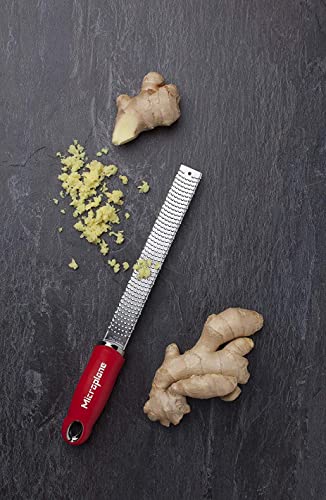 Microplane Classic Red Zester Grater, Stainless St