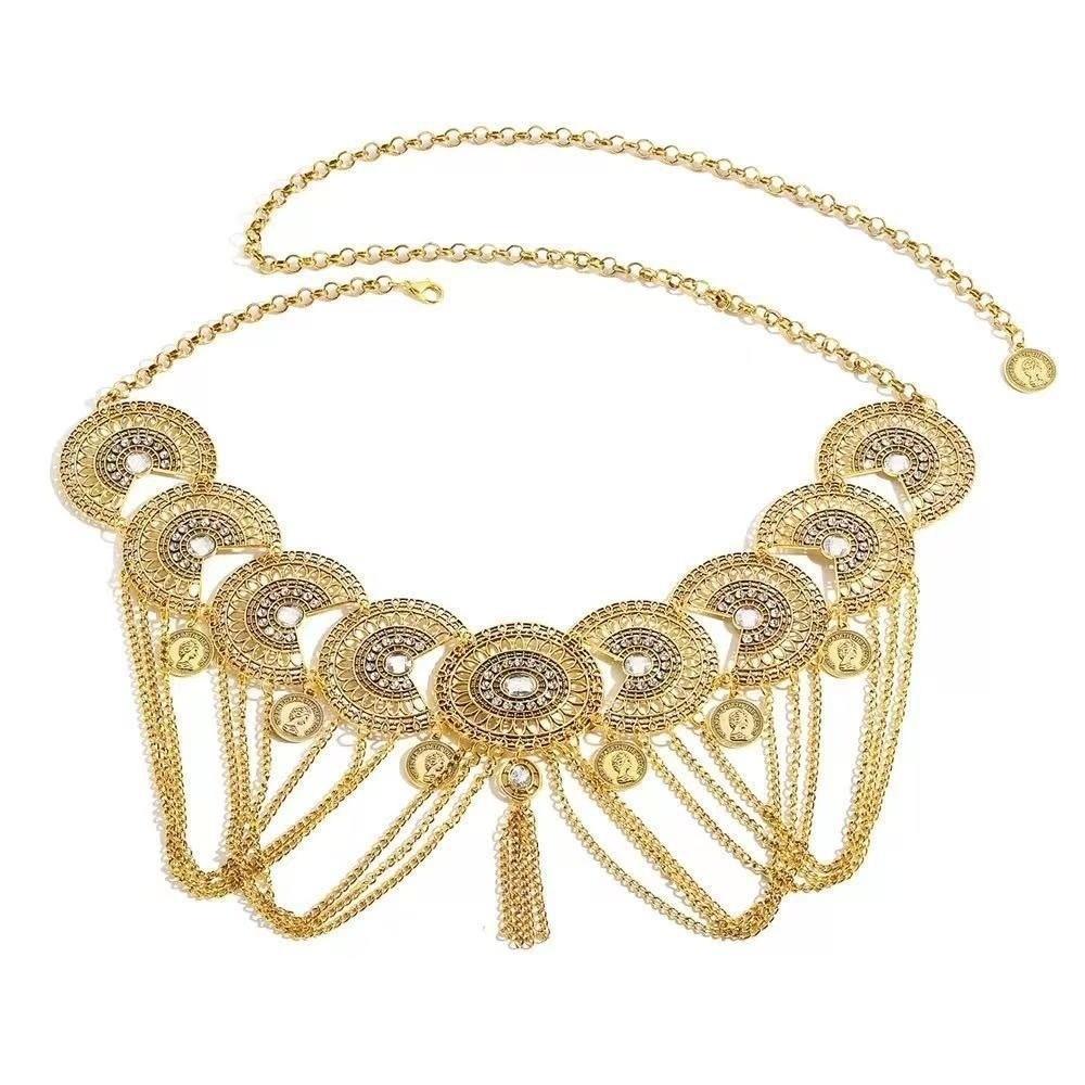 Tassel Belly Chain Vintage Waist Chain Belt Dance Belt Dance