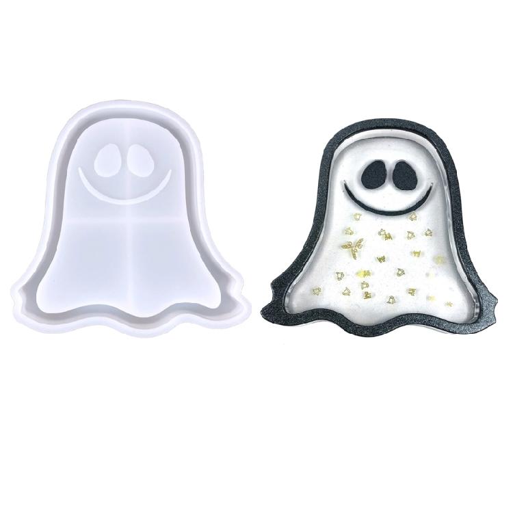 

Halloween Pumpkin Coaster Mold Silicone Jewelry Fruit Tray Resin Casting Mould