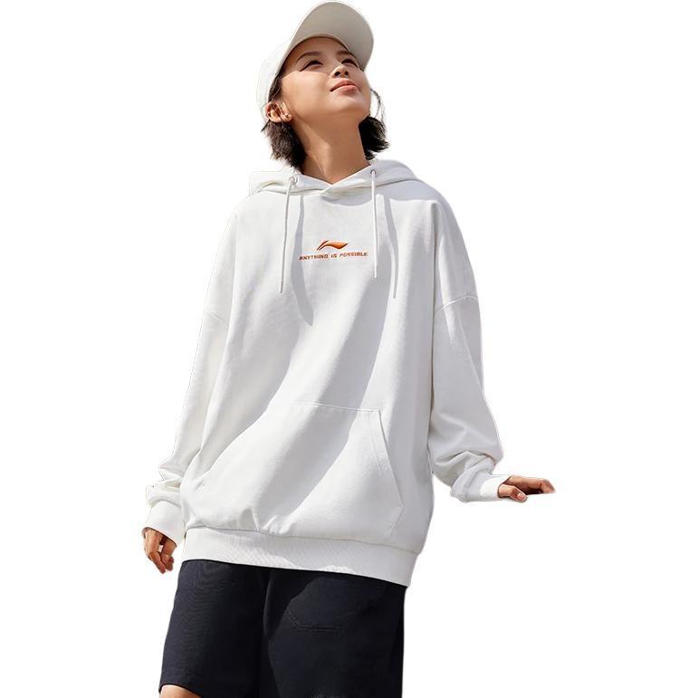 Li Ning Sports Life Collection Sweatshirt Unisex Ivory AWDT597-6