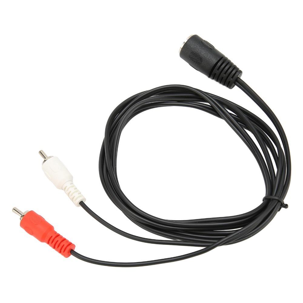 1.5m/4.9ft DIN 7 Pin Female to Dual RCA Male Cable Flexible RCA Audio Cable Home Audio Setup