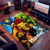 Custom Personalization Lego Ninjago Print Area Rug - Soft, Washable Non-Slip Indoor Mat,Living Room,Home&Office Decorative Rug