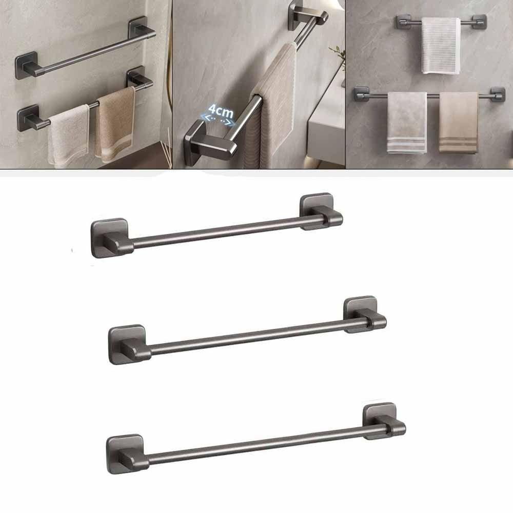 No Drilling Towel Rack Punch-free Towel Hanger Portable Towel Holder  Bathroom Organizer