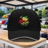 Guyana Flagge Distressed Baseballkappe Unisex Verstellbar Outdoor Sport Gebogener Schirmhut