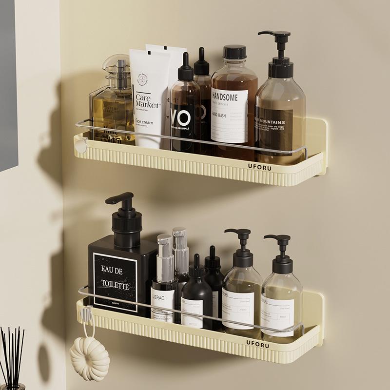 Punch-Free Wall-Mounted Over-the-Toilet Storage Rack