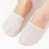 10 Pairs Women's Seamless Half-palm Socks Solid Color Invisible Non Slip Toe Topper Socks