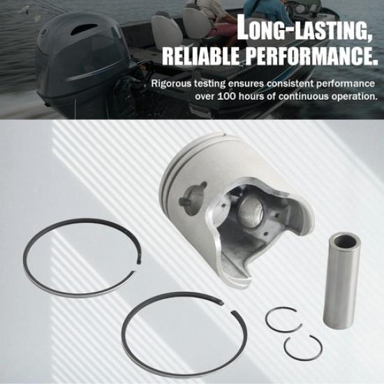 1Pc Piston Kit for Yamaha 40 / 50 Hp 3 Cylinder 89-08 Standard 100-252K
