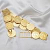 Bauchketten für Damen Goldfarbe Türkische Münzen Gürtel Schmuck Naher Osten Oman Irak Kurdisches Kurdistan #121501
