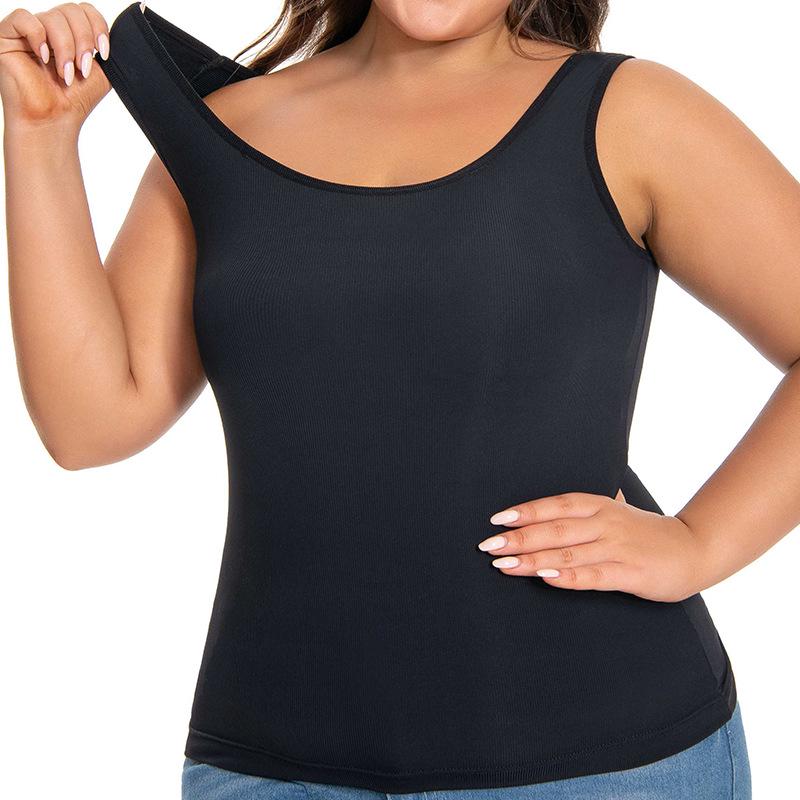 Cross-Border Plus Size Push-Up Tank Top: Wire-Free Full Cup European and American Style Bra
