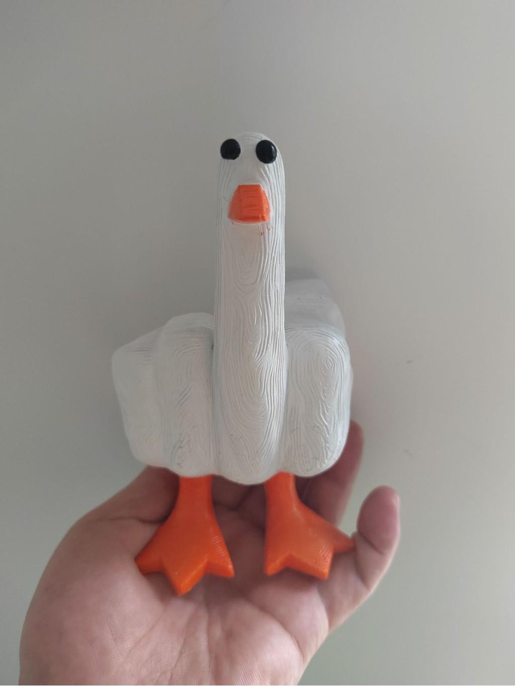 

Charming Resin Duck Decoration Perfect For Family Office Desktop Cute Gesture