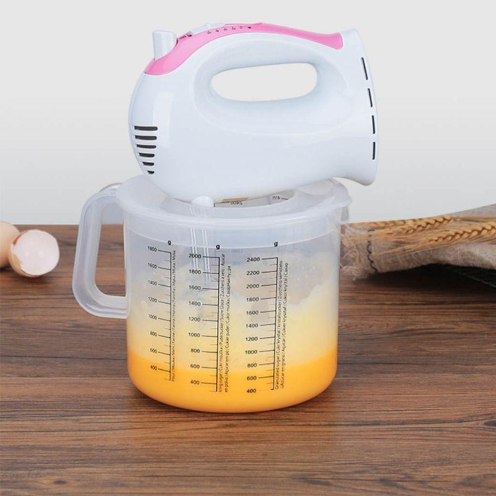Milk Splash Proof Butter Graduated Egg Beating Cup Baking Tool Measuring Cup Mixing Bowl