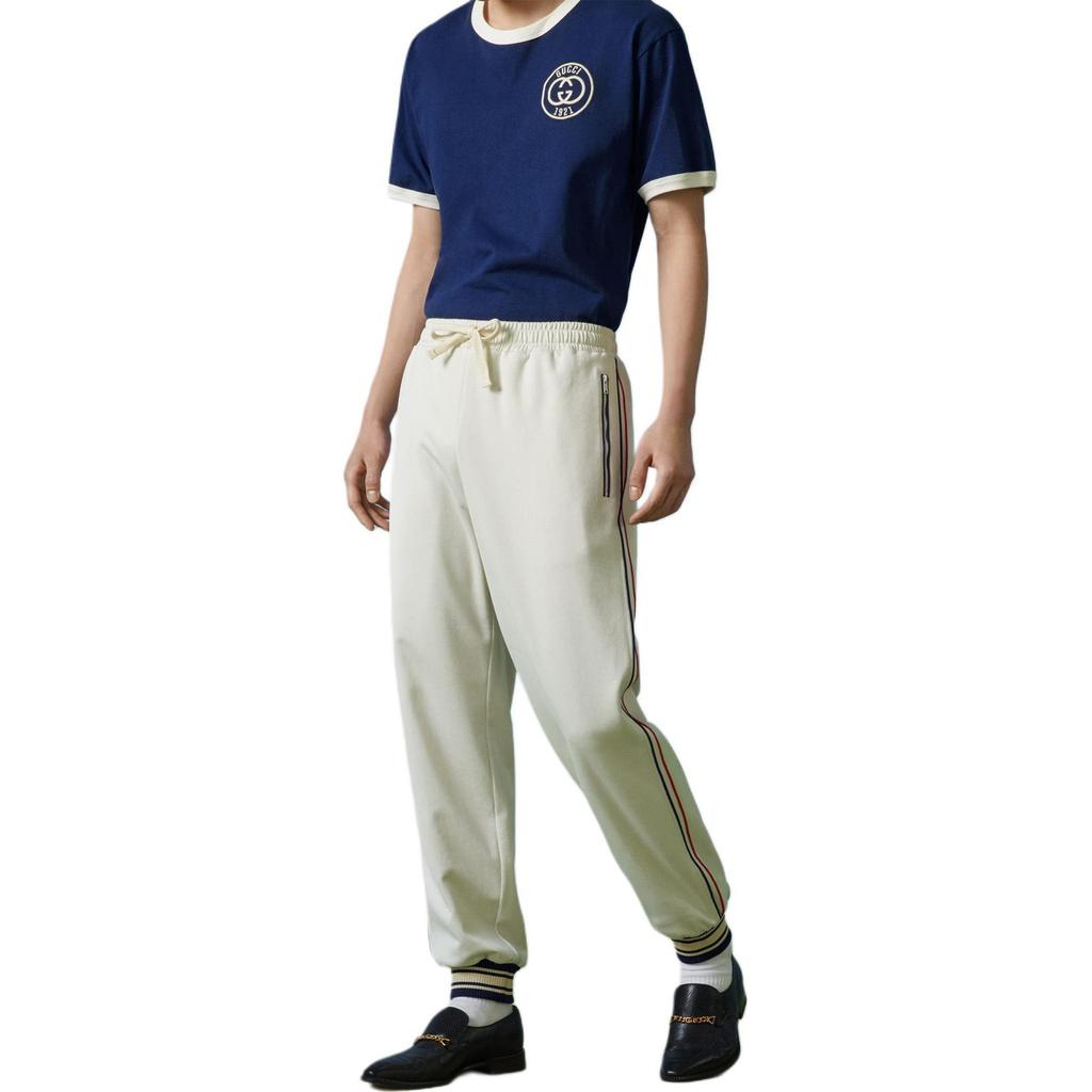 GUCCI Logo-patch Cotton Track Pants 752286-XJFTI-9782
