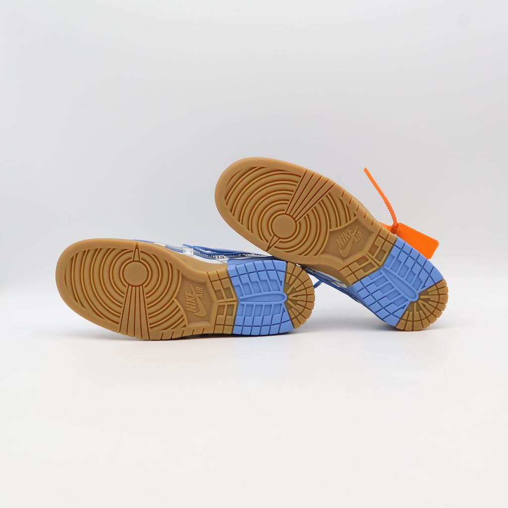 CU6015-100 Off White Nike Air Rubber Dunk University Blue White UNC (Men's)
