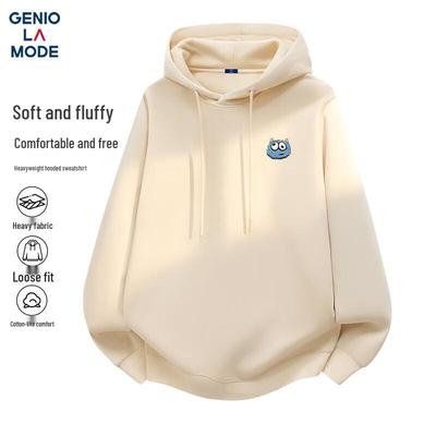 GENIOLAMODE Men's Casual Hooded Sweatshirt