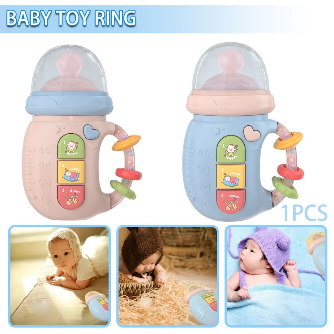 

PDTO Baby Kids Звуковая музыка Моделирование бутылки молока Колокольчик Игрушка для раннего обучения