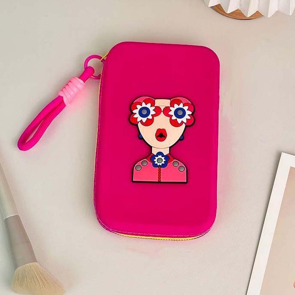 Anti-lost Modern Lady Storage Bag Lightweight Cartoon Phone Bag Waterproof Makeup Pouch  School