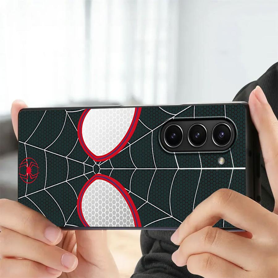 Coque Logo Marvel Spider Man Venom pour Samsung Galaxy ZFold5 ZFold3 ZFold6 Z Fold 7 6 5 4 3 ZFold4 ZFold7 Coque Arrière de Téléphone
