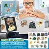 Stilvolle und exquisite selbstklebende Aufkleber, Aufkleber im Sci-Fi-Thema, Film-Merchandise.