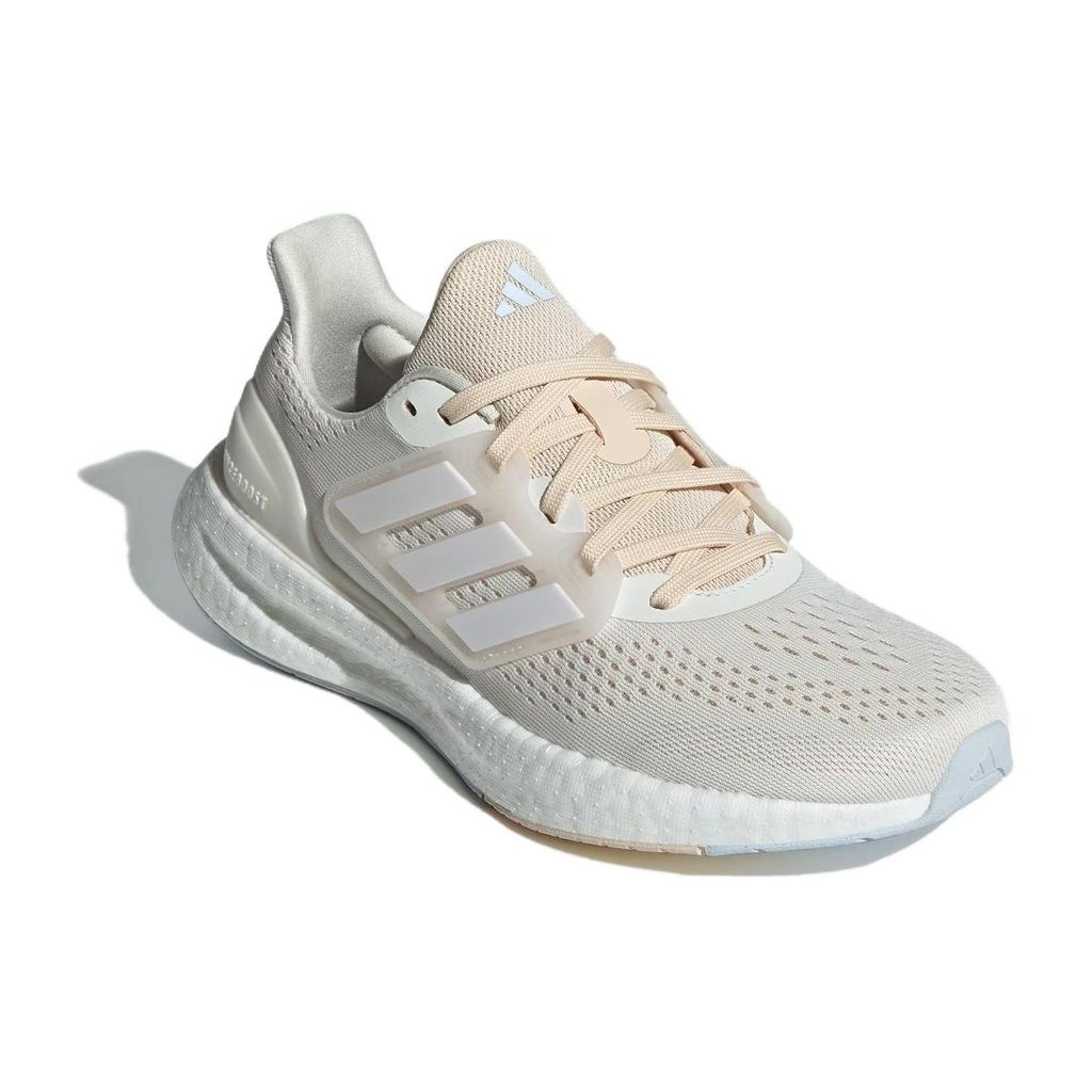Adidas PureBoost 23 Ivory Zero Metallic Women Sneakers Cream Halo-Blue IF1535