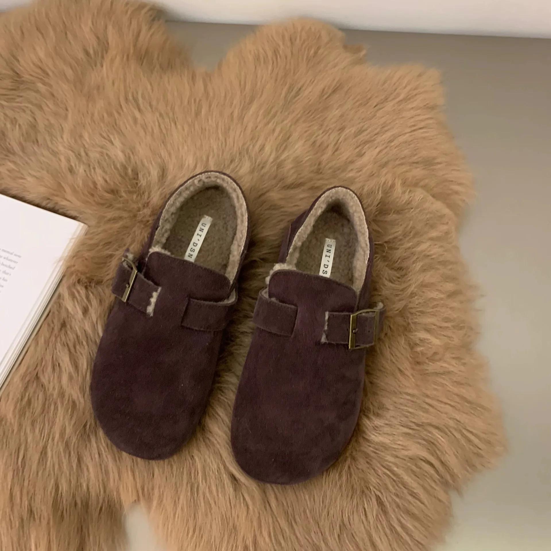 

Обувь для женщин осень и зима Беременные женщины Мягкая подошва обувь с плюшевым утеплителем Хлопковая обувь Женщины Sapatos Femininos 40 темно-коричневого