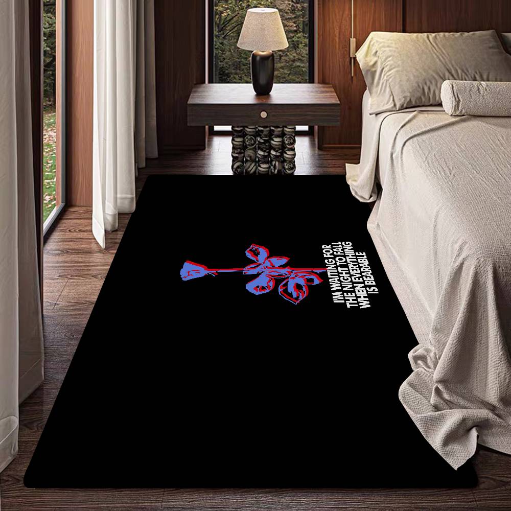 Tappeto D-Depeches M-Modes Zerbino Stanza dei Bambini Decorazione Camera da Letto Balcone Zerbino Antiscivolo Zerbino Soggiorno Tappeto
