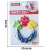 Baby Clutch Ball Rattle Fitness Soft Glue Hand Rattle, Fish Skewer Toothpaste Infant 0-1 Years Old Educational Toy