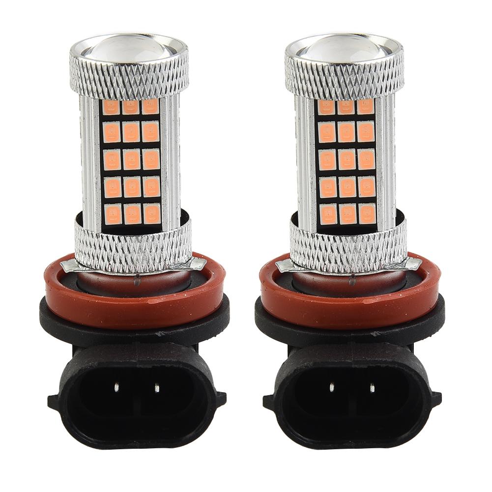 Pink Purple H11/H8 LED Fog Driving Lights  for DRL Bulbs Car Accessories