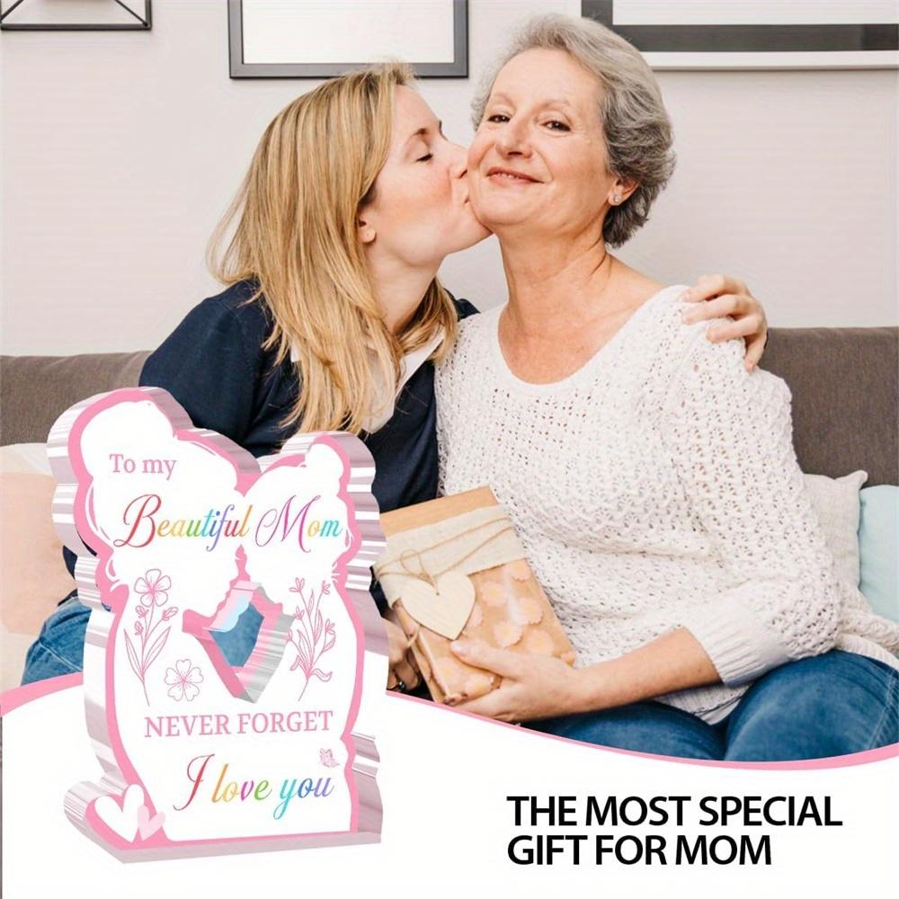 Mother's Day Gift for Mom's Birthday Gift for Daughter's Son's Birthday Gift for Mom's Birthday Gift Acrylic Plaque Desktop Decoration