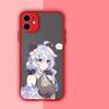 Genshin Impact Ganyu Phone Case For IPhone 13 12 11 Mini Pro Max XS X Max XR 8 7 Plus SE 2022 Skin Color Phone Cover