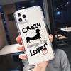 Custodia Carina a Cartone Animato Cane Salsiccia per Telefono per iPhone 17 16 15 14 13 12 11 Pro Max Mini SE 7 Plus Animale Trasparente Morbida Shell Fundas