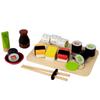 Smooth Kid Pretend Play Sushi Toys Funny Wooden Food Set Creative Pretend Play Food Set  Exercise