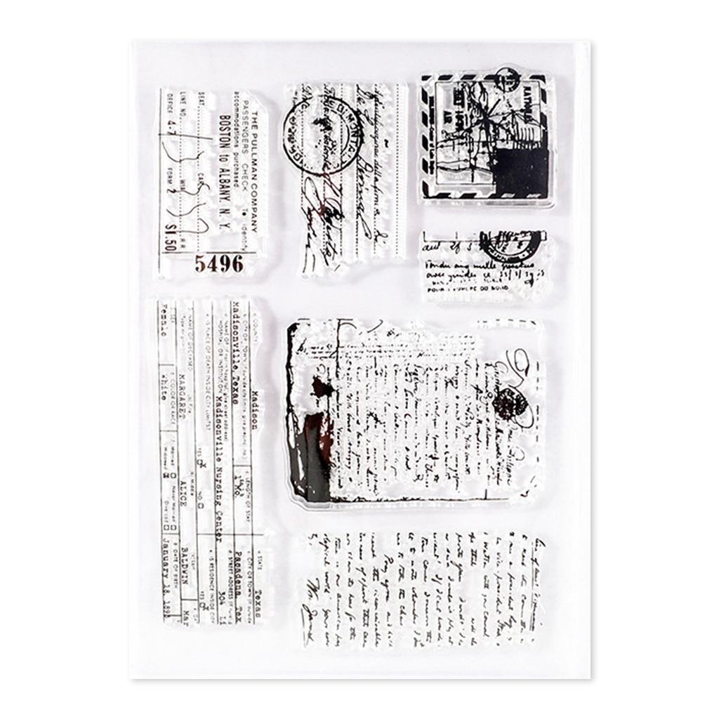 Blessing Transparent Silicone Stamps Wonderful Gifts for Children Teens Adults