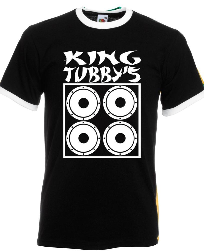 KING TUBBY S TRIBUTE RINGER T-SHIRT (FOL Branded reggae dub sound system Tubby) Unisex T-Shirt L