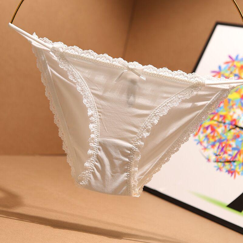 Damen Eis-Seide Niedrige Taille Nahtlose Atmungsaktive Dreiecksslips