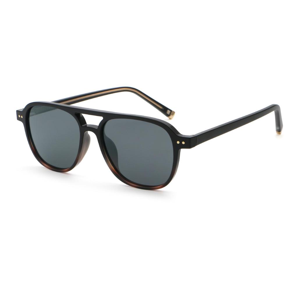 2026 Polarized Double Bridge Sunglasses: Slim Face Effect, Unisex Design, Lightweight Sun Protection