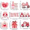 Valentines Day Door Hanger Paperboard Hanging Sign Decors Door Decorations Outdoor Indoor Wall Decors Party Supplies