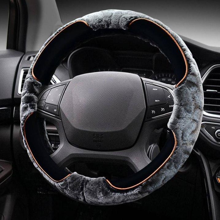 Plush Winter Steering Wheel Cover for GAC Trumpchi GS4, GS8, GS357, Yingbao, Yingku M8, M6, E8, E9