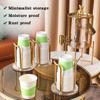 Luxury Disposable Cup Storage Holder Water Tea Cups Dispenser Rack Shelf with Longer Stick Mug Display Stand Home Organizer
