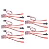 5PCS 30A Brushed ESC with Brake Dual Way JST Interface Micro 30A Brushed Speed Controller for 130 180 260 Motor 1 16 1
