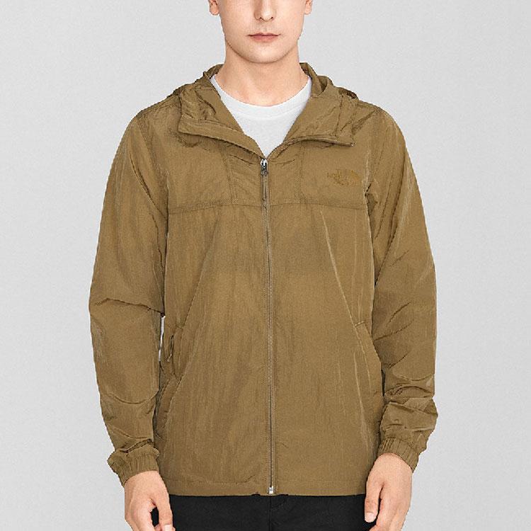 The North Face Jackets Men's Brown Hooded Thin Straight Fit NF0A5AZK-PLX