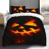 Duvet Cover Printed With Christmas Decoration Super Soft Brushed Microfiber Double Bed Comfortable Set With Zipper Closure And 2 Pillowcases