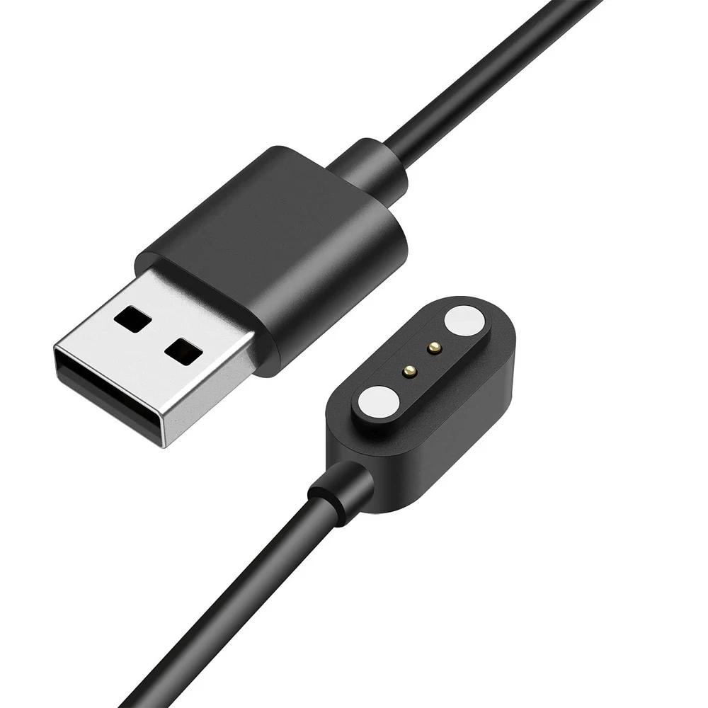 

Кабель для зарядки смарт-часов USB Кабель для быстрой зарядки для Zeblaze Ares 2 Высококачественный кабель для зарядки смарт-часов Аксессуары чёрный