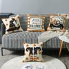 New Halloween Letter Print Pillow Case Sofa Cushion Bedroom Bedside Backrest Nap Pillow Case