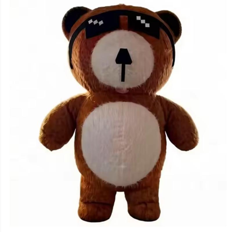 Inflatable Cartoon Bear Costume for Adults - Birthday Party Commercial Celebration Cosplay Anime Inflatable Doll Suit
