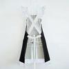 Korean Style Lace Apron - Fashionable, Oil & Stain-Proof Women's Kitchen Waist Apron