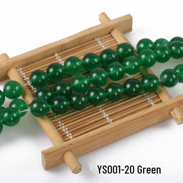 

Круглые бусины-пуговицы из агата и нефрита для ципао 10 мм