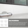 4 Pcs Car Lock Protective Sticker Door Lock Cover 2cm Keyhole Cover Car Door
