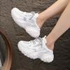 Old dirty durian platform women's 2025 new casual versatile mesh heightening sneakers