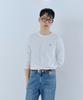 GUESS [On] 3-Color Regular Fit Round Long Sleeve T-Shirt Nq1Ke401