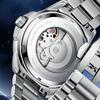 Orologio Meccanico Automatico da Uomo Mark Fairwhale 46MM Cassa in Metallo Quadrante Interstellare Impermeabile Luminoso Scheletrato Cronografo